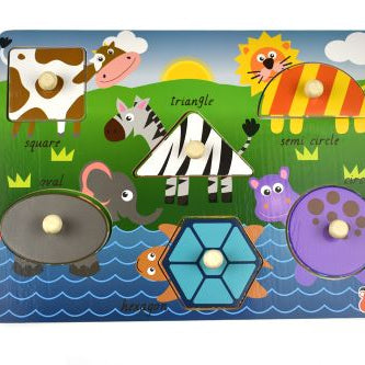 2 in 1 animal peg puzzle