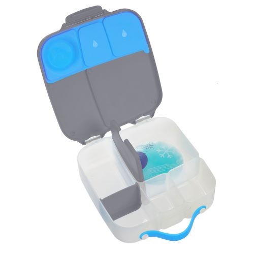 Open Blue Slate Lunchbox