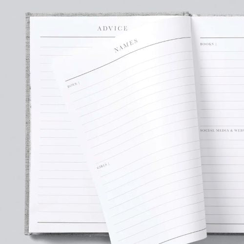 inside pages of the 9 months pregnancy book