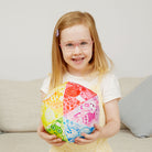 Ckild playing with the balloon ball