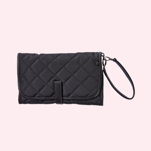 Front of change mat clutch black