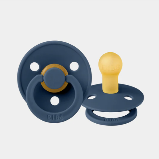 Bibs Dummie round size 2 steel
