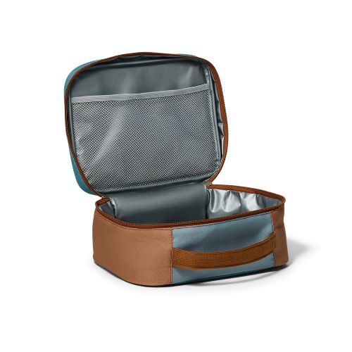 crywolf lunch bag moss colorblock opened