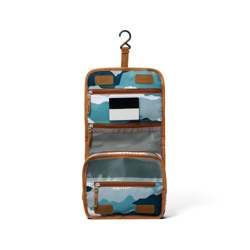crywolf mountain road toiletry bag opened
