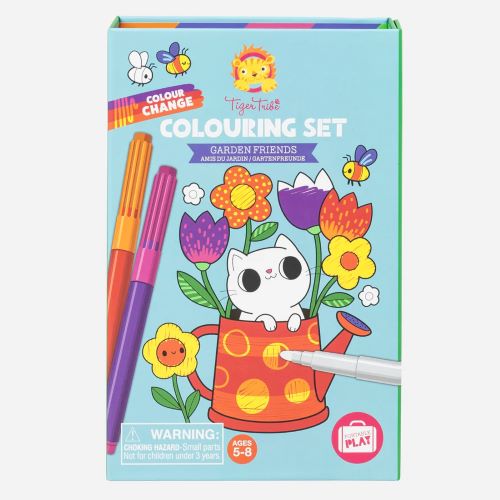 Colouring, colour change setgarden friends