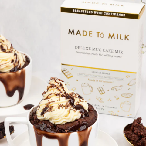 Made to milk deluxe lactation mug cake mix