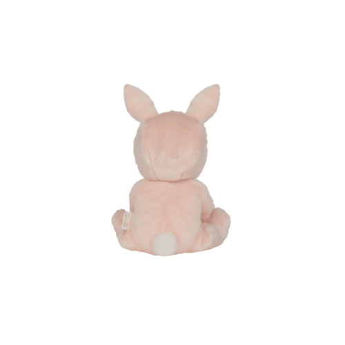 back of dinky dinkum babbit bunny pink doll