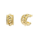 Sundae gold earrings