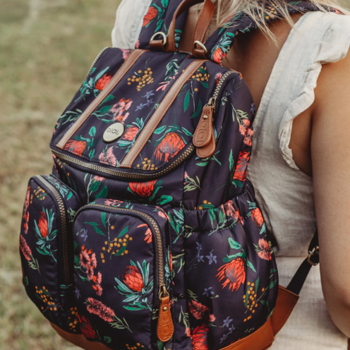 Backpack in Floral print