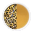 loose leaf tea and cup of tea