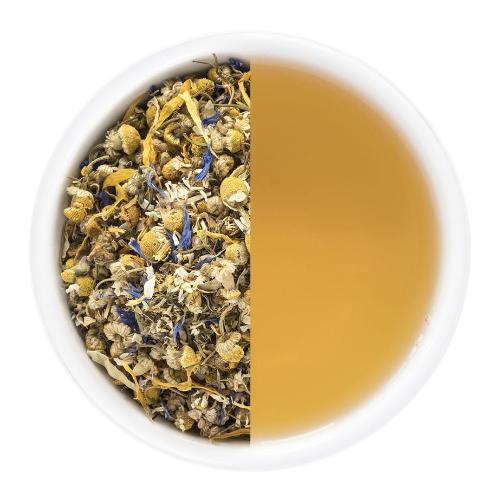 loose leaf tea and cup of tea