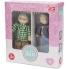 Grandparent set of wooden doll