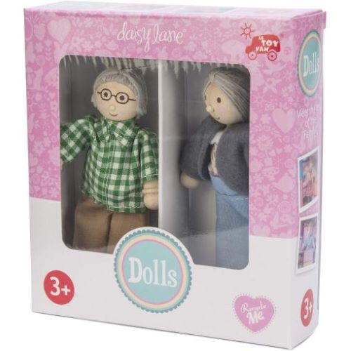 Grandparent set of wooden doll
