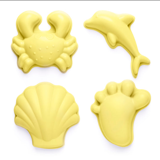 Scrunch footprint moulds lemon