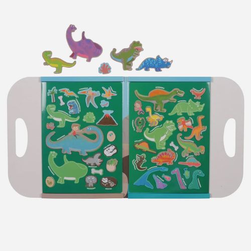 Inside of the magna carry dinosaur