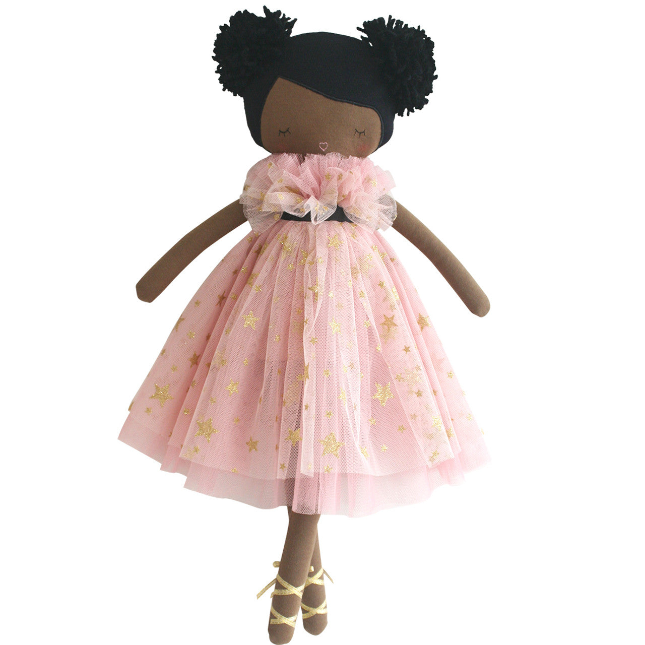mae doll 48cm blush gold star tutu dress alimrose