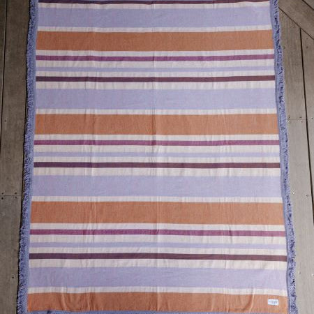 Solsse the label luxury picnic rug/throw Palm Cove Stripe