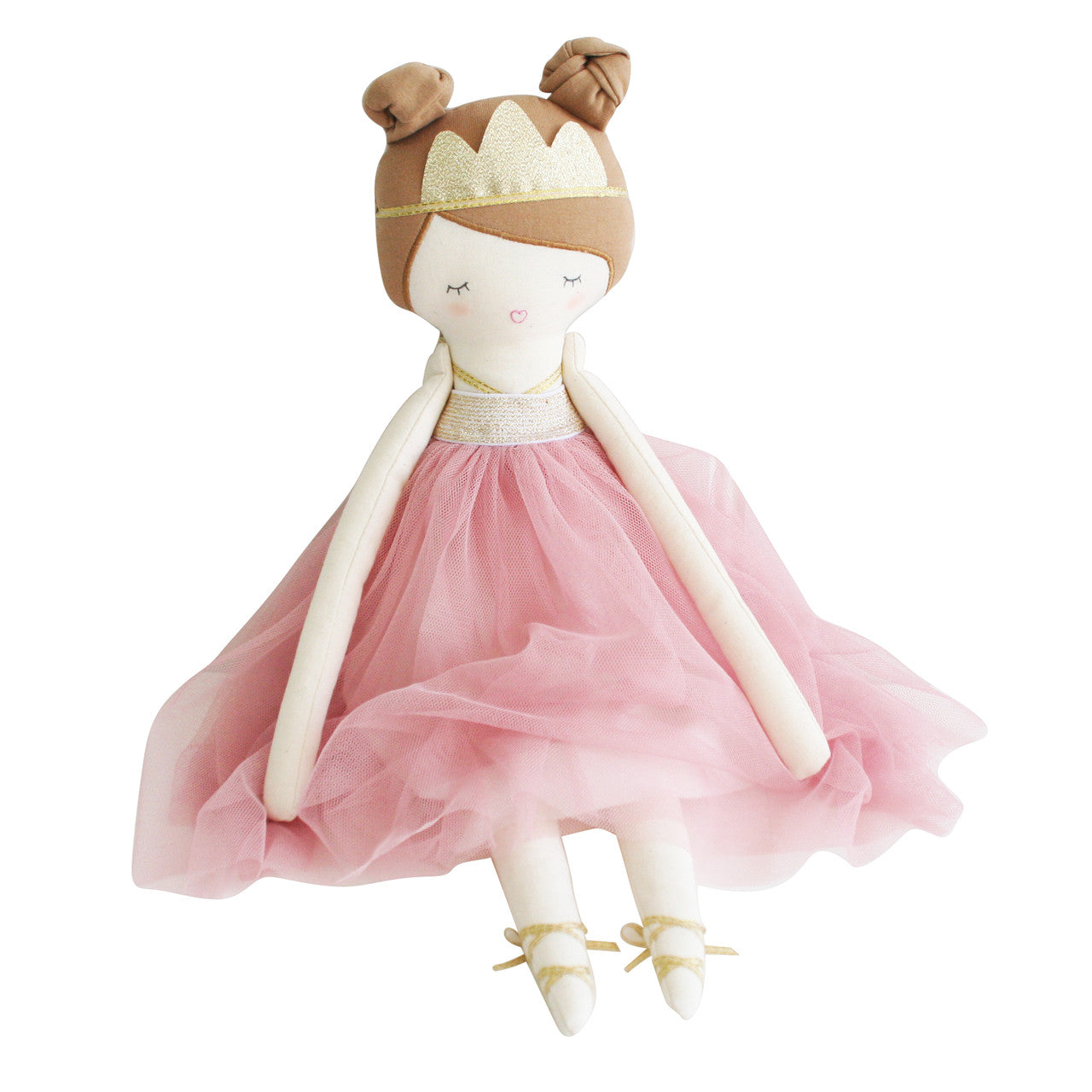 pandora princess doll blush pink dress with crown 50cm alimrose