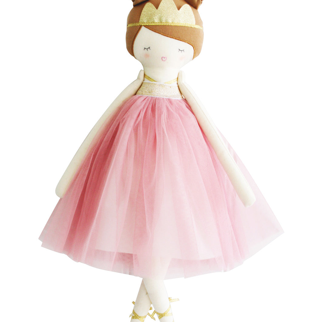 pandora princess doll blush pink dress with crown 50cm alimrose