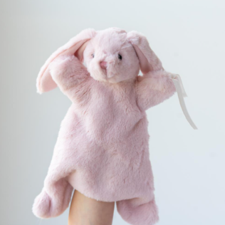 Pixie the bunny Hoochie Coochie as a puppet