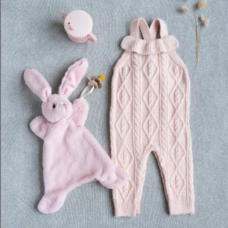 Pixie the bunny Hoochy Coochie flatlay