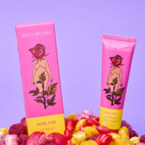 rose fizz lip balm