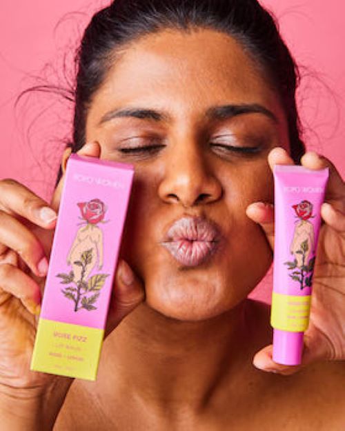 rose fizz lip balm