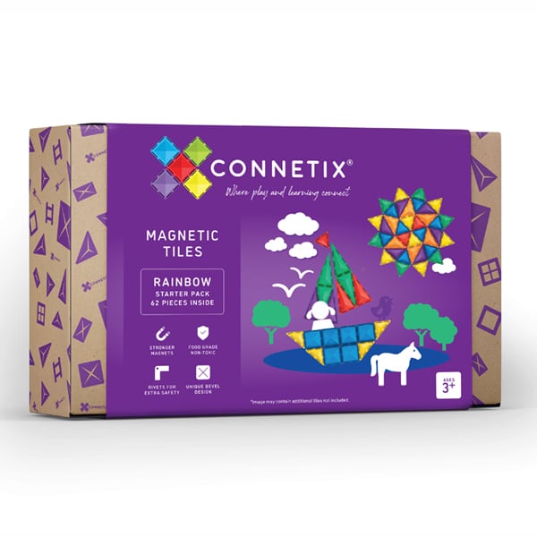 Connetix 62 piece starter pack