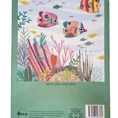 Rainbow reef volume 4 bookcase 500pc jigsaw puzzle