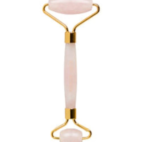 Rose Quartz crystal facial roller