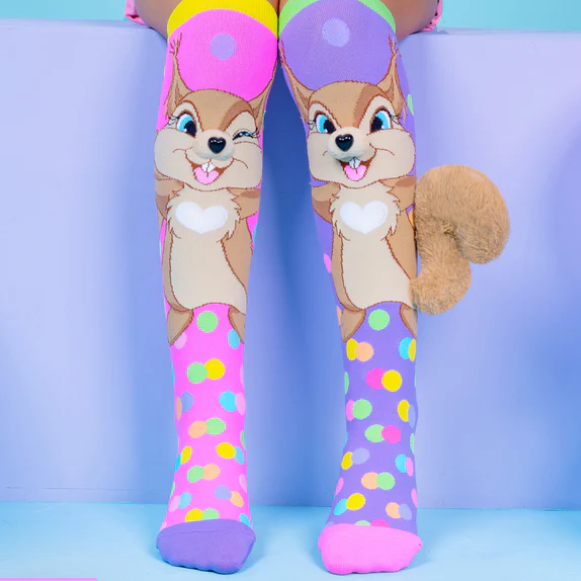Squirrel Socks Age 6-99