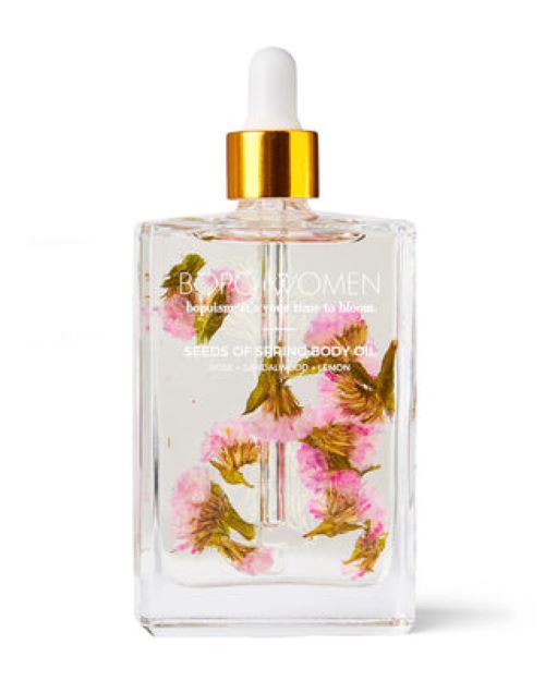 Seeds of spring body oil