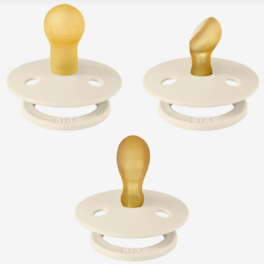 Bibs try it dummies 3 pk Ivory