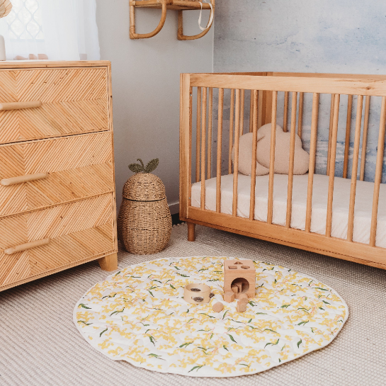Wattle Playmat in a nursery
