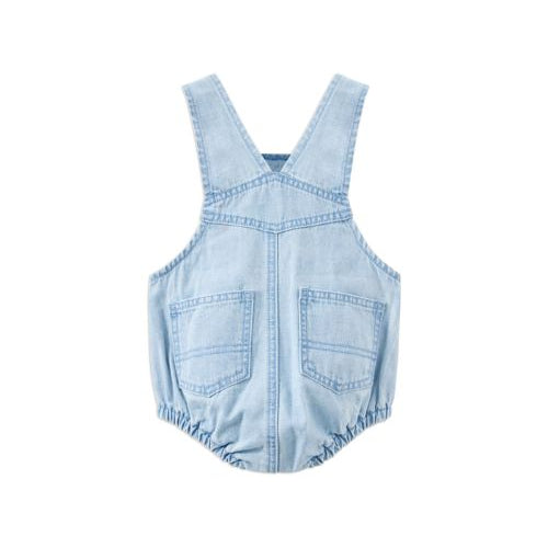 bandana denim overall back