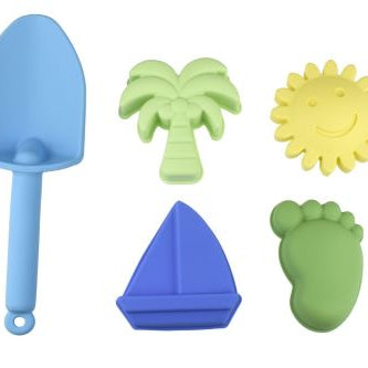 Shovel and sand toys for the beach set