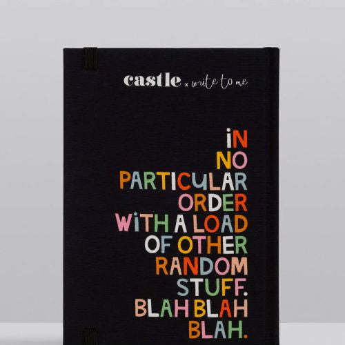 Back of the brain dump lined journal