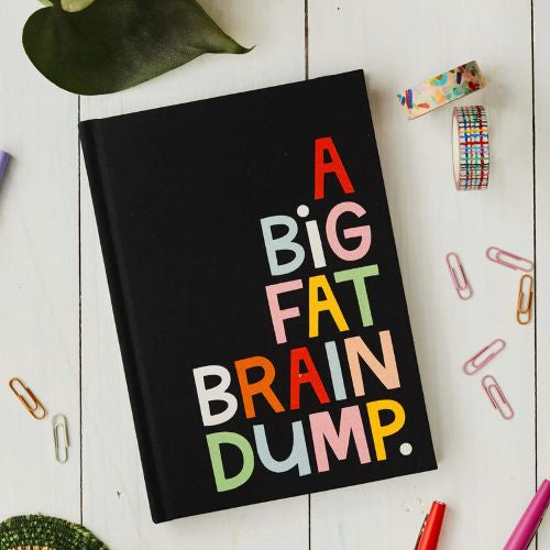 Big fat brain dump lined journal