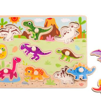 Dinosaur Peg Puzzle