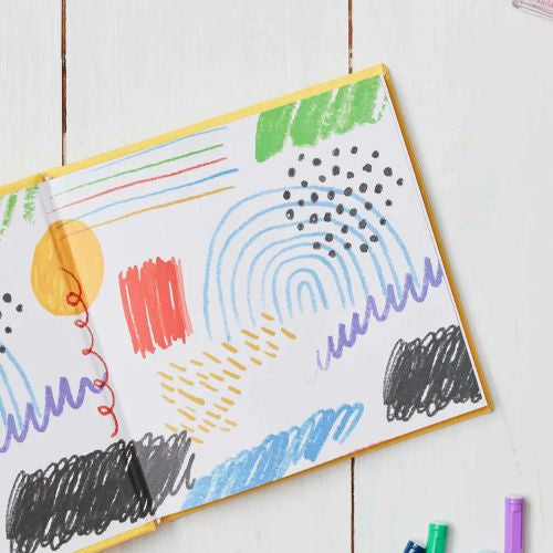 Inside cover of he drawings to my child keepsake book