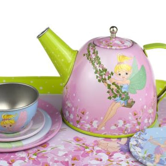 Teapot from fairy tin tea set