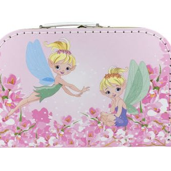 Suitcase fairy tin tea set