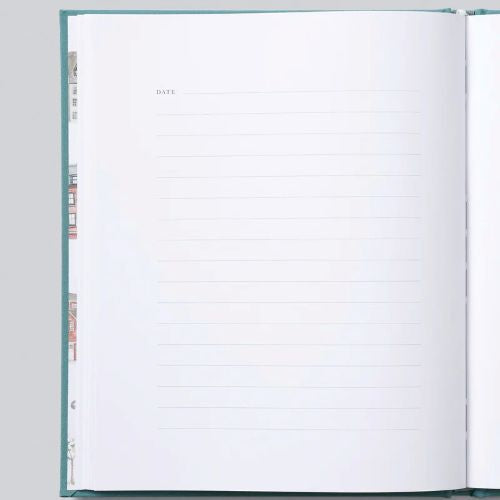 Inside pages of the our family journal