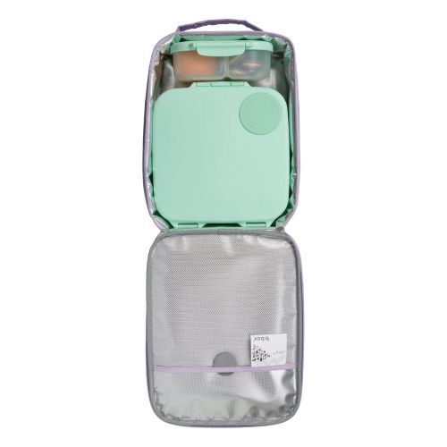 flexi insulated lunchbag b.box in color lilac garden