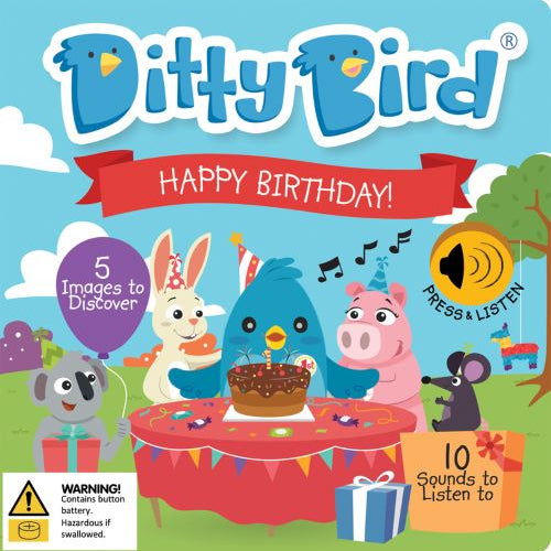 Ditty bird happy birthday board book