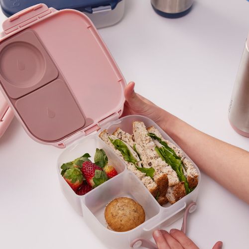 opened b.box mini lunch box in color
