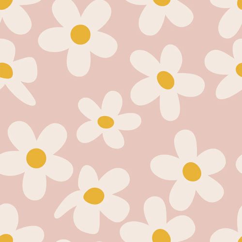 muslin swaddle pink large daisies alimrose