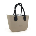 petite stone black handle bamboo inner fenn bag