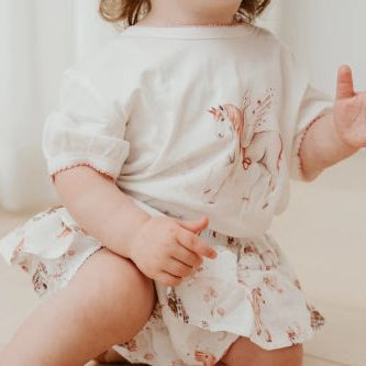 Printed tee magical unicorn