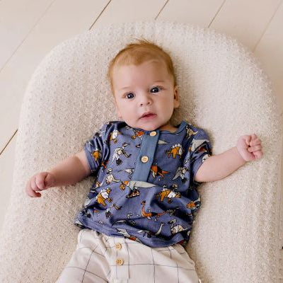 Short sleeve sporty dino tee
